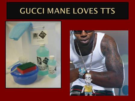 Gucci MANE USES TTS Jewelry Cleaner